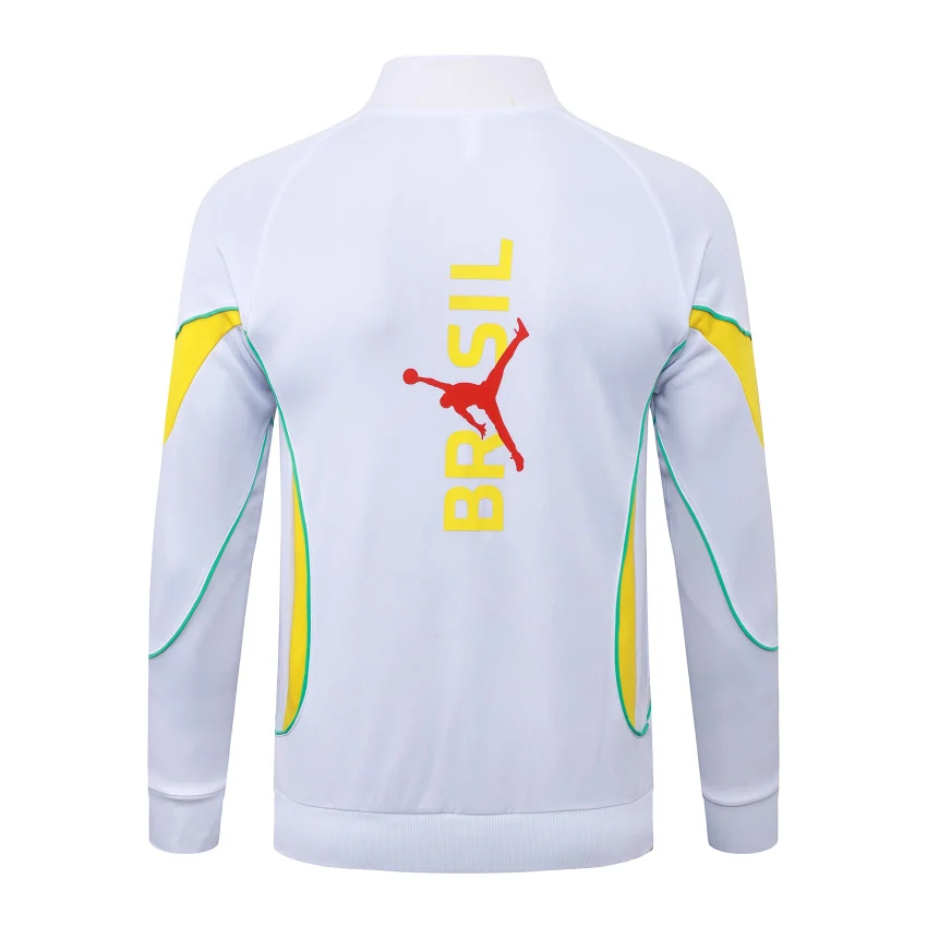 Survetement Bresil Veste 2026 2027 Blanc