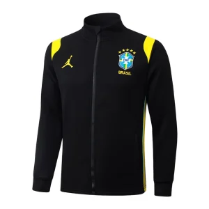 Survetement Bresil Veste 2026 2027 Noir Jaune