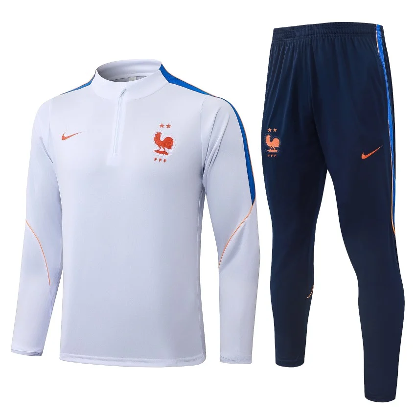Survetement Equipe de France Training 2026 2027 Blanc