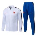 Survetement Equipe de France Veste 2026 2027 Blanc Bleu