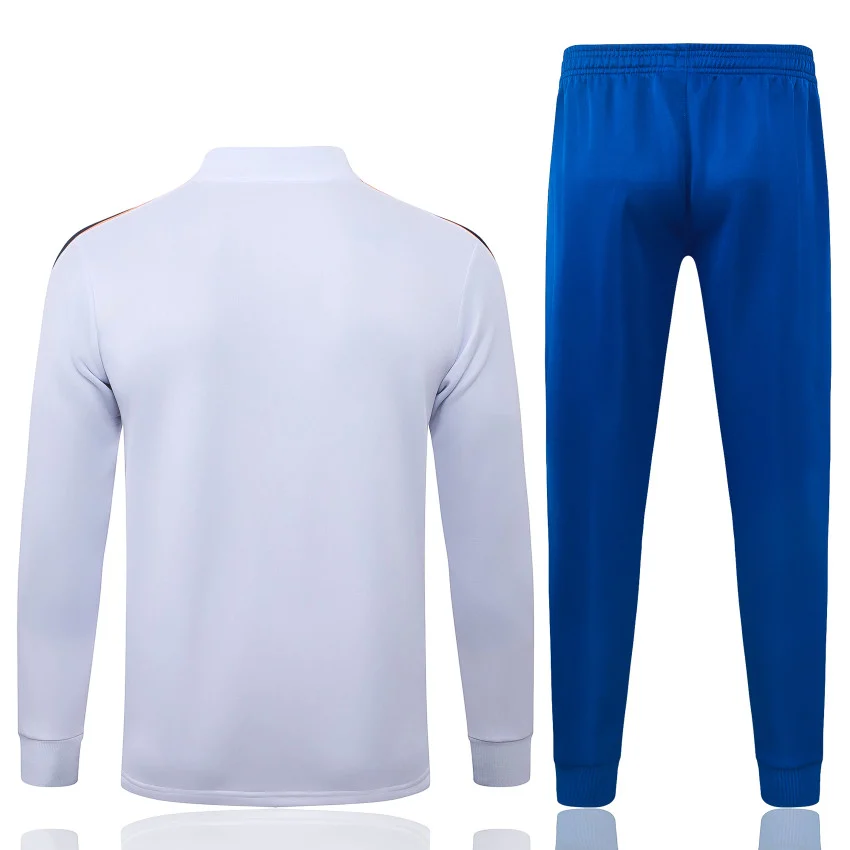 Survetement Equipe de France Veste 2026 2027 Blanc Bleu
