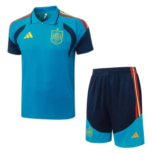 Survetement Espagne Polo 2026 2027 Bleu Clair