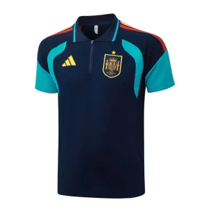 Survetement Espagne Polo 2026 2027 Bleu Sombre