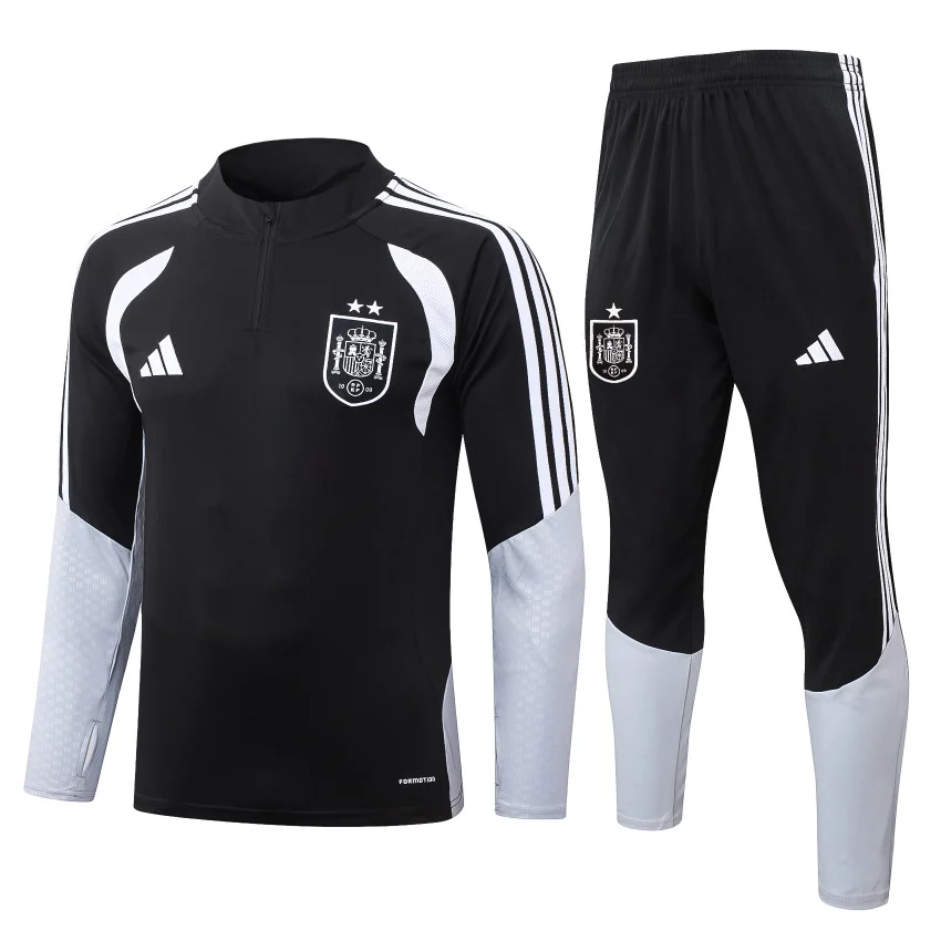 Survetement Espagne Training 2 Etoiles 2026 2027 Noir Nuit
