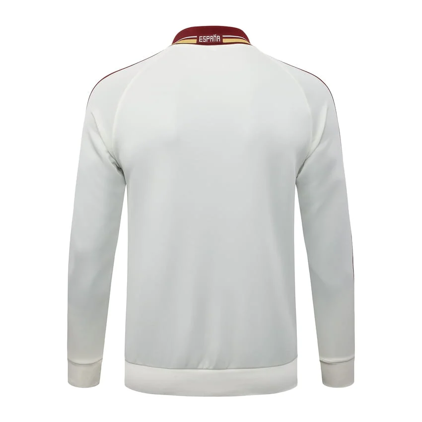 Survetement Espagne Veste 2026 2027 Blanc Rouge