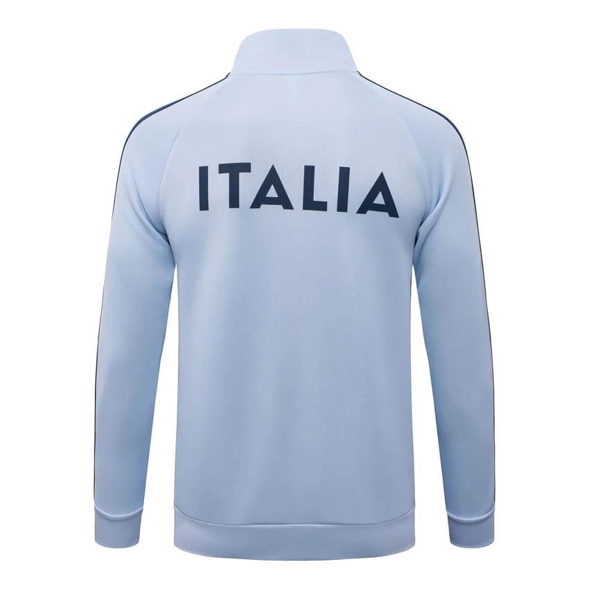 Survetement Italie Veste 2026 2027 Blanc Cassé