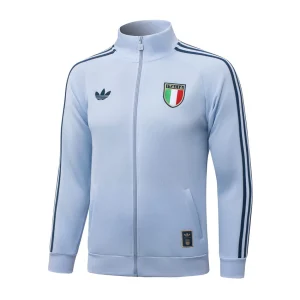 Survetement Italie Veste 2026 2027 Blanc Cassé