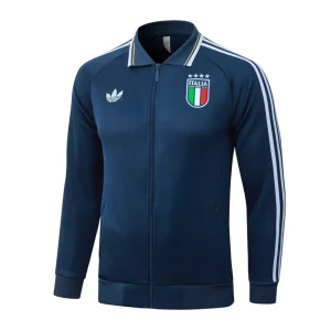 Survetement Italie Veste 2026 2027 Bleu Sombre