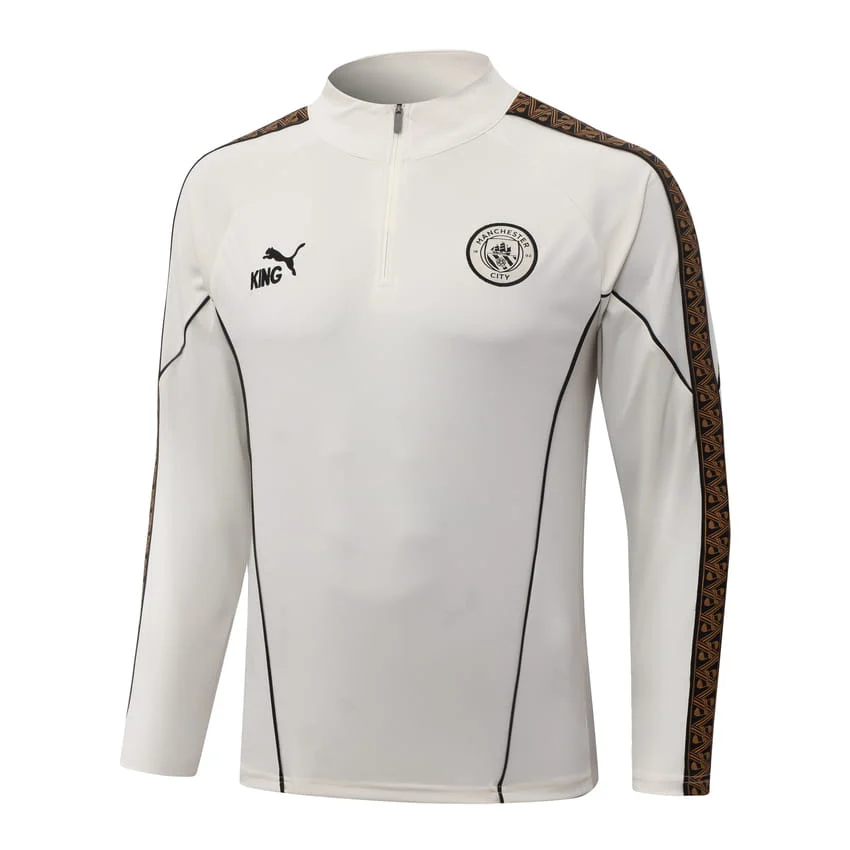 Survetement Manchester City Training 2026 2027 Blanc Creme