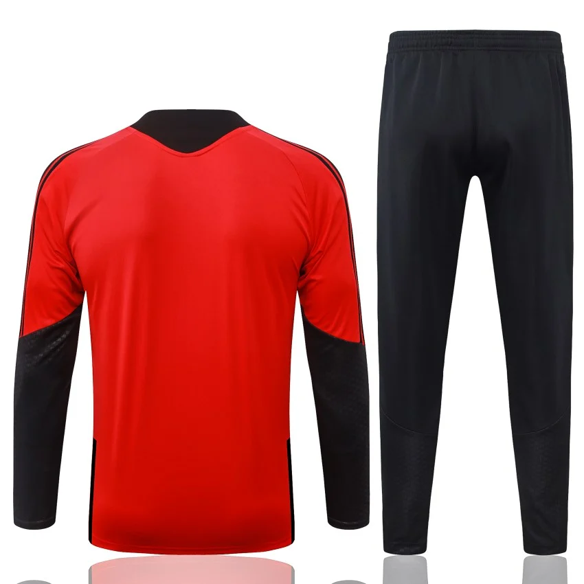 Survetement Manchester United Training 2026 2027 Rouge Noir