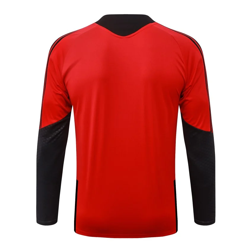Survetement Manchester United Training 2026 2027 Rouge Noir