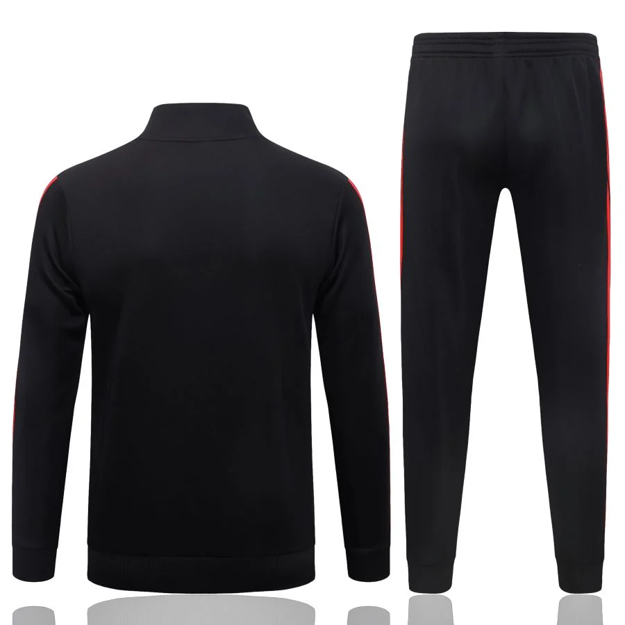 Survetement Manchester United Veste 2026 2027 Noir Rouge (2)