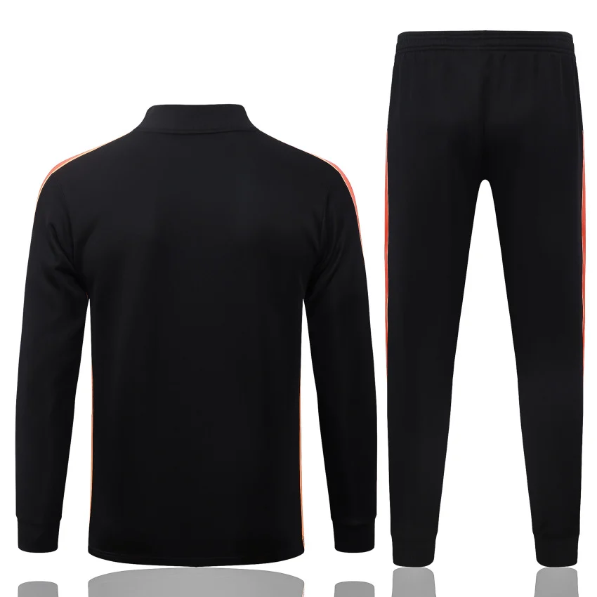 Survetement Pays Bas Veste 2026 2027 Noir Orange