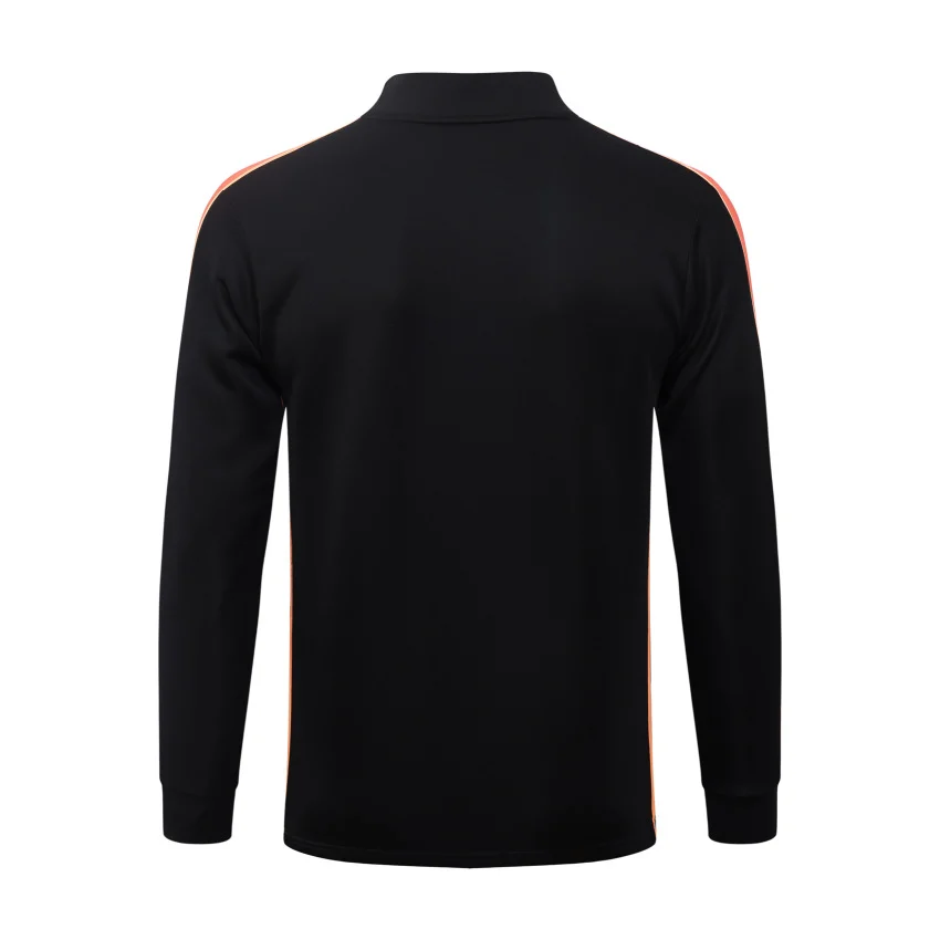 Survetement Pays Bas Veste 2026 2027 Noir Orange
