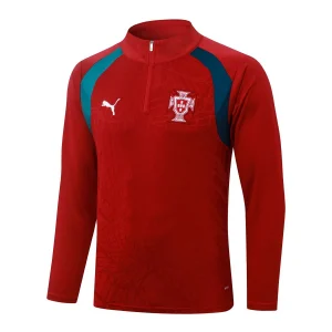 Survetement Portugal Training 2026 2027 Rouge Bleu (4)