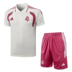 Survetement Real Madrid Polo 2026 2027 Beige Rouge