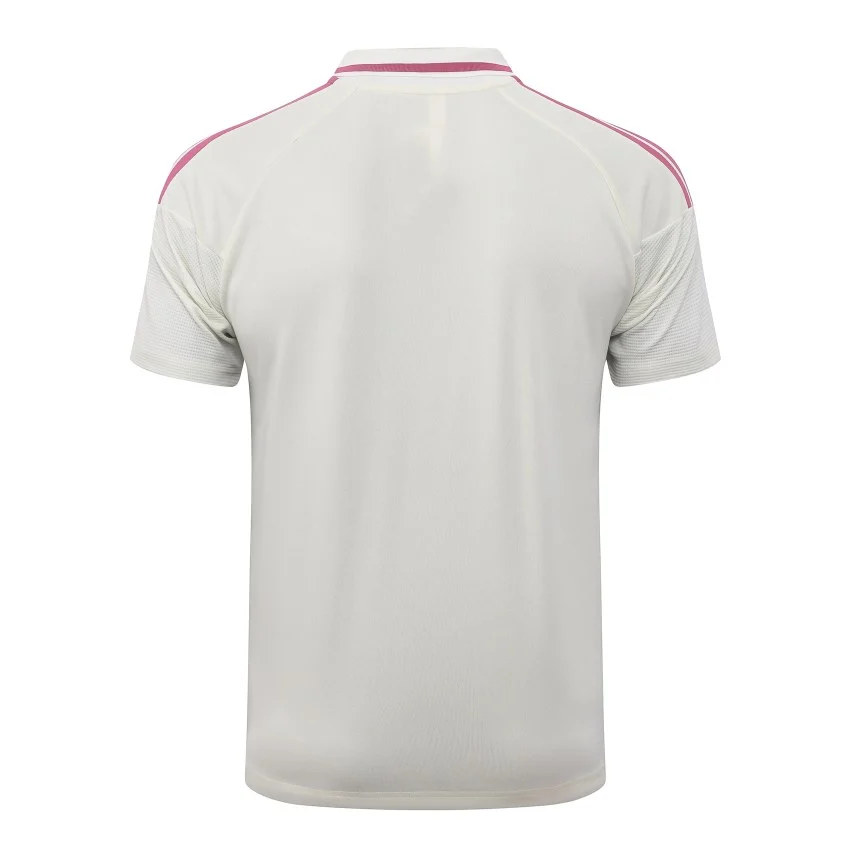 Survetement Real Madrid Polo 2026 2027 Beige Rouge