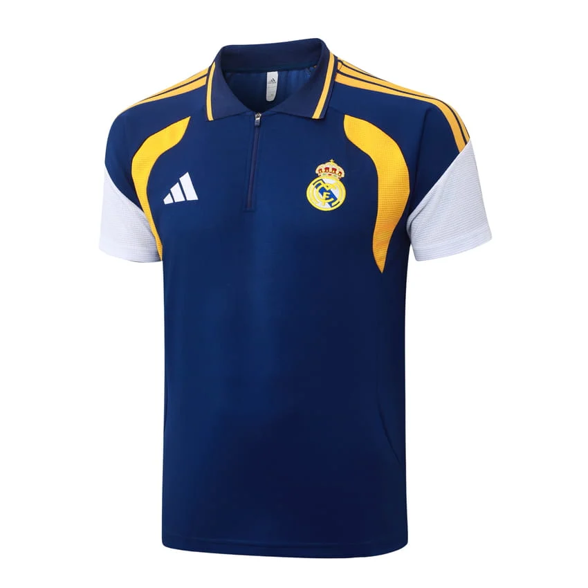 Survetement Real Madrid Polo 2026 2027 Bleu Foncé
