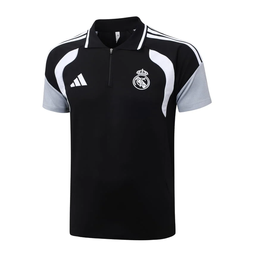 Survetement Real Madrid Polo 2026 2027 Noir Blanc
