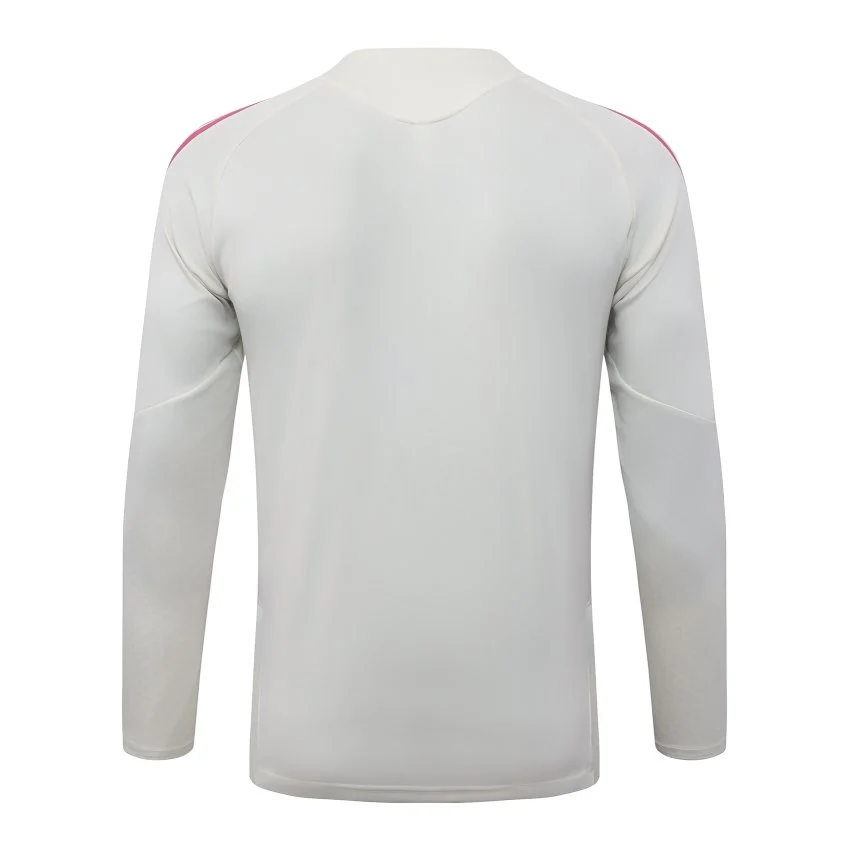 Survetement Real Madrid Training 2026 2027 Beige Rouge
