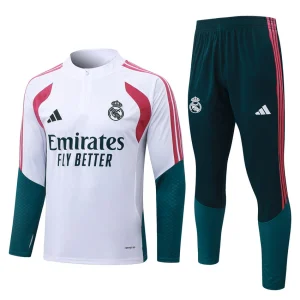 Survetement Real Madrid Training 2026 2027 Blanc Rouge