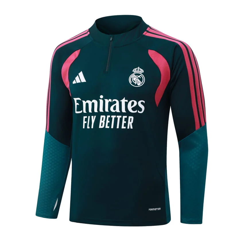 Survetement Real Madrid Training 2026 2027 Bleu Pétrole