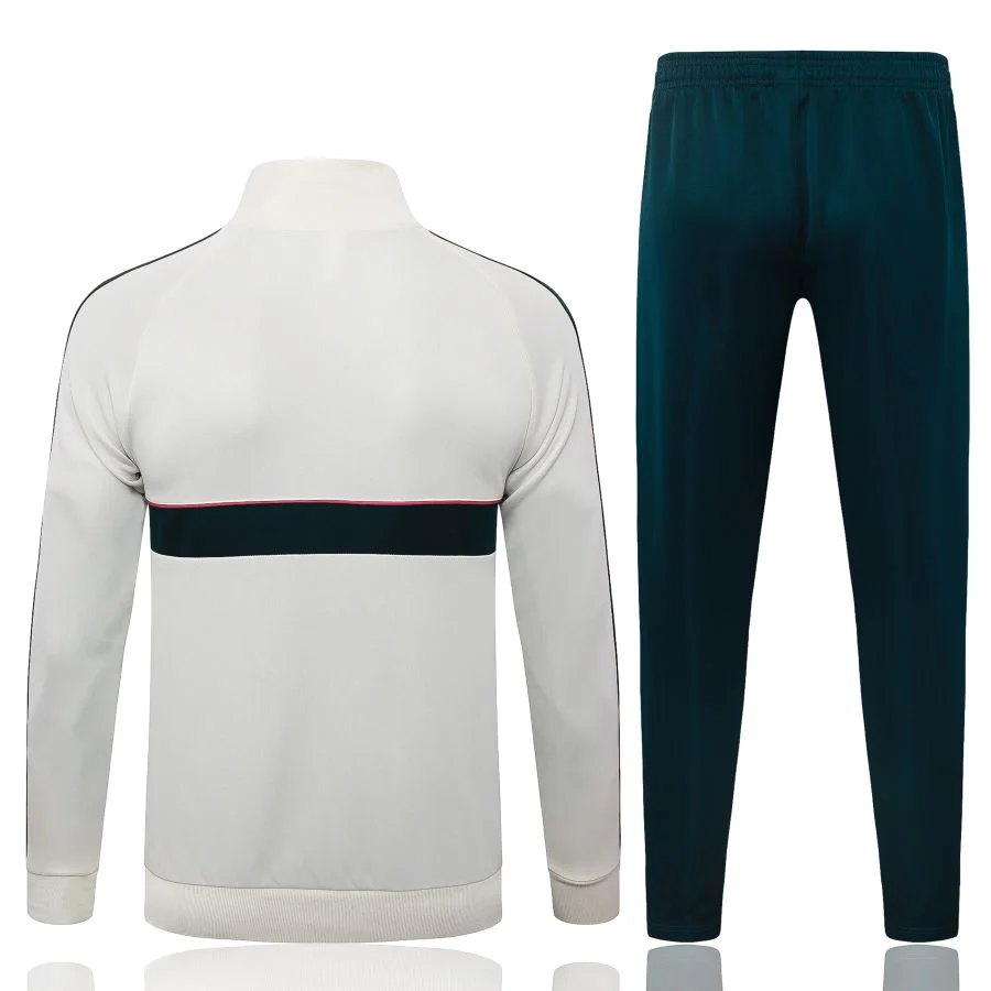 Survetement Real Madrid Veste 2026 2027 Blanc Vert (2)