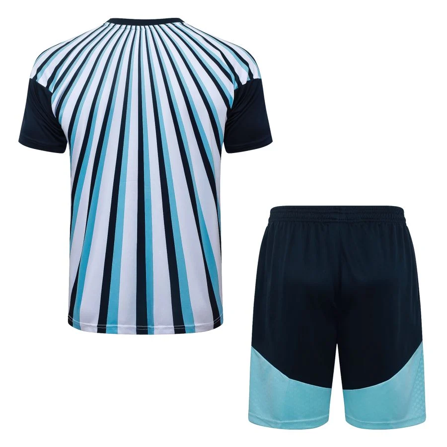 Ensemble Maillot Short Argentine 2026 2027 Bleu Ciel Rayé – Image 4