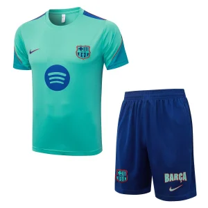 Ensemble Maillot Short Barca 2026 2027 Vert (1)