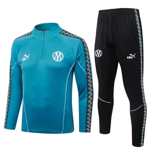 Olympique de Marseille Training Tracksuit 2026-2027 Turquoise Blue (1)
